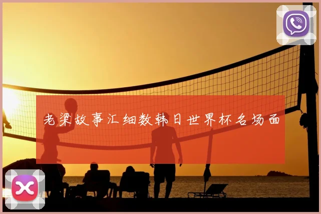 老梁故事汇细数韩日世界杯名场面