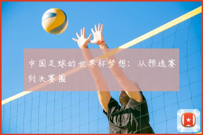 中国足球的世界杯梦想：从预选赛到决赛圈